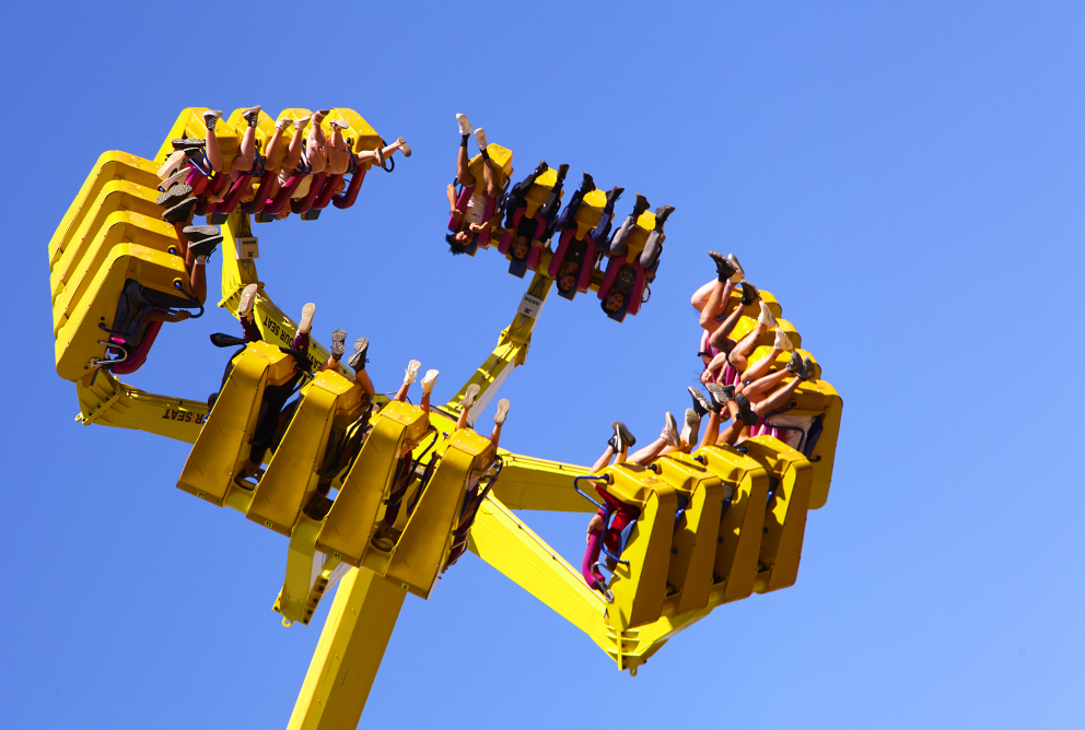 The Eagles Claw at Lightwater Valley in Ripon Yorkshire