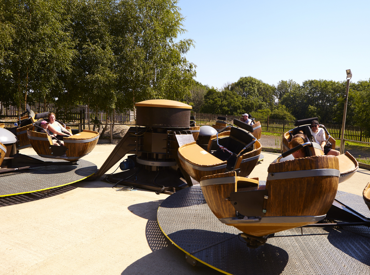 Powder Kegs at Lightwater Valley in Ripon, Yorkshire